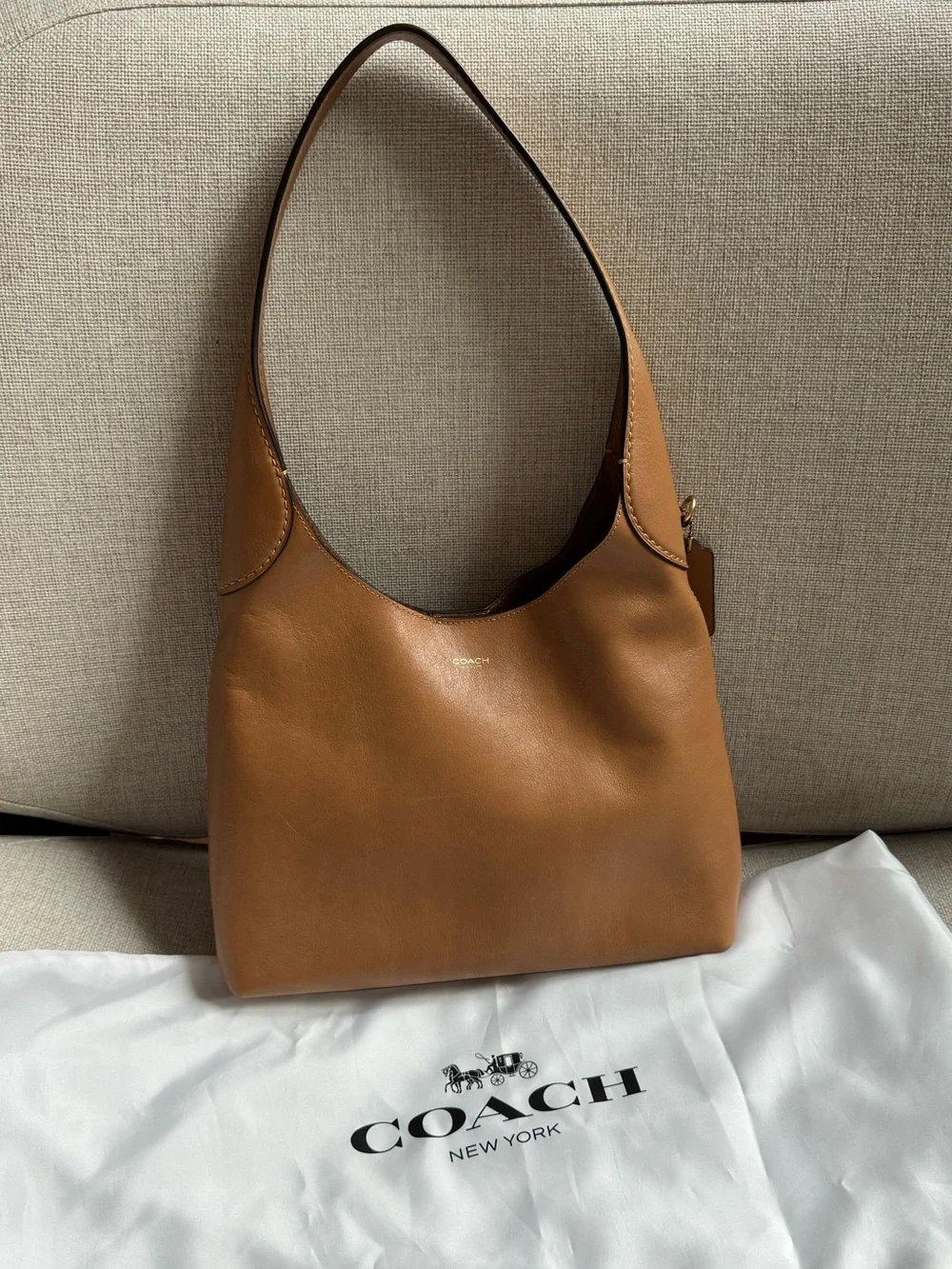 Coach Brooklyn 28 Bag - Honey Brown